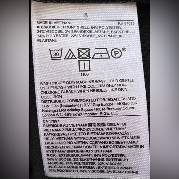 Banana Republic Factory Plaid Front‎ Pencil Skirt Back Zip Size 8 - Picture 6 of 9